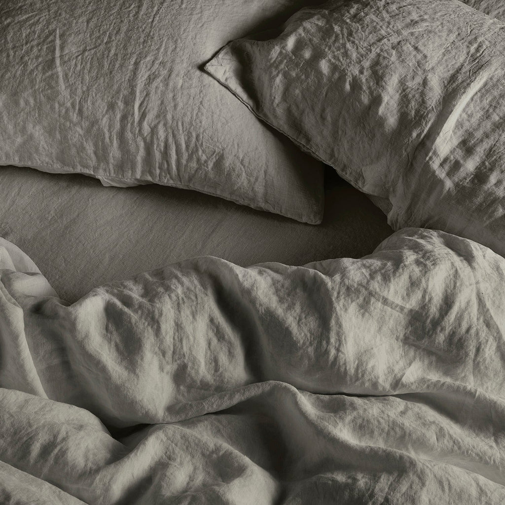 Linen Bedding Bundle - Moss