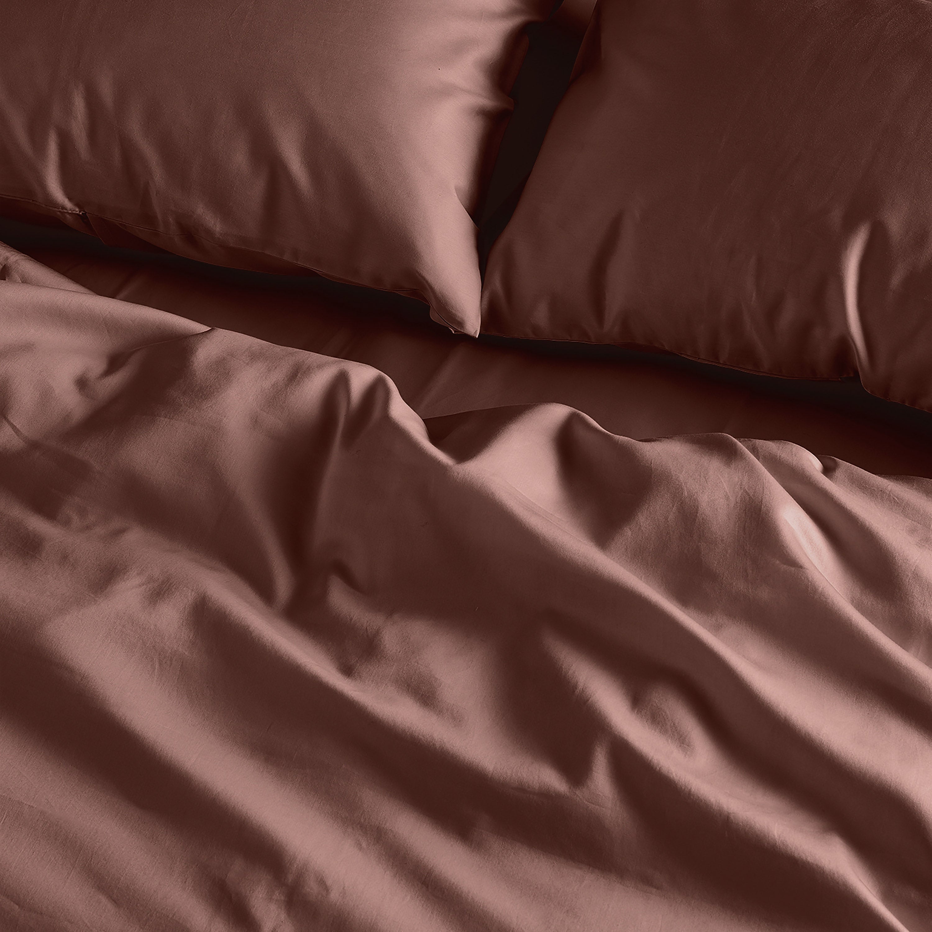 Luxe Cotton Duvet Cover - Rust