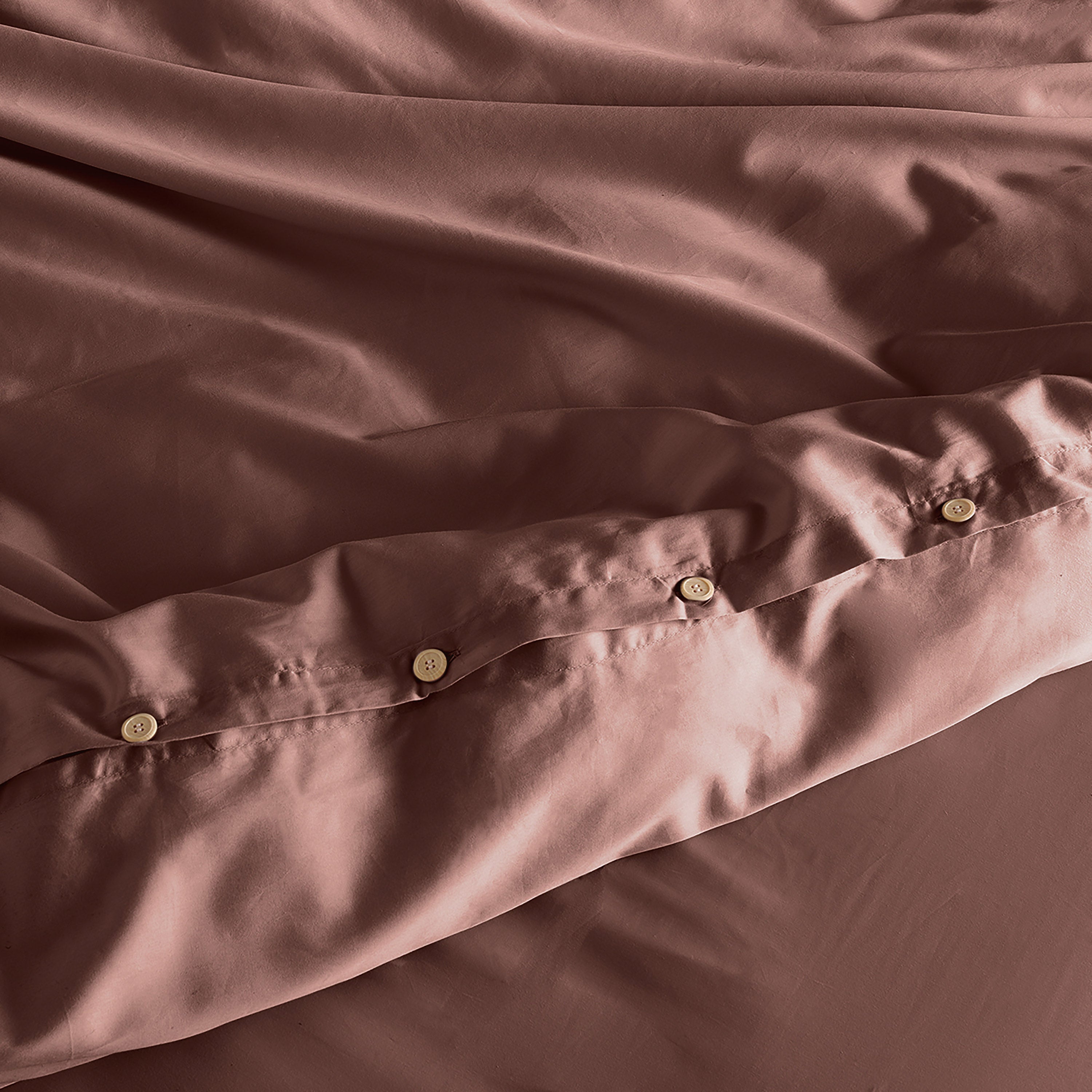 Luxe Cotton Duvet Cover - Rust